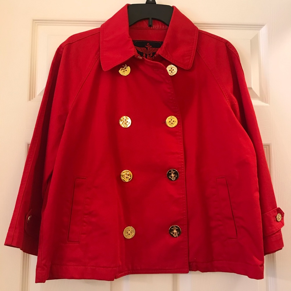 Ralph Lauren Cropped Double Breasted Jacket